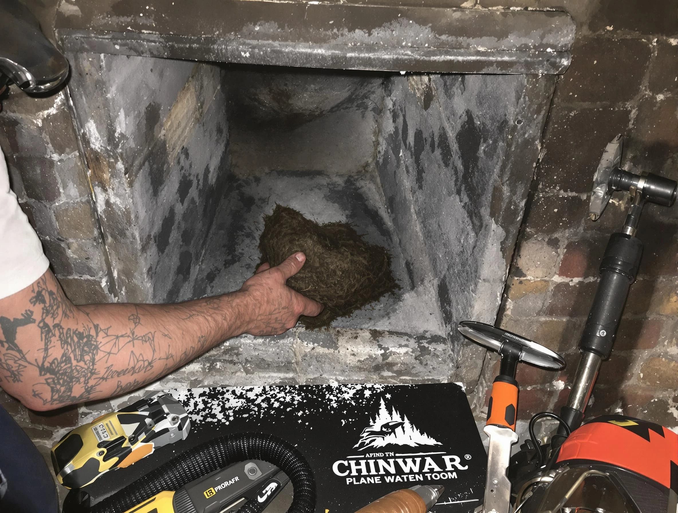 Northglenn Chimney Sweep safely removing debris and screening chimney in Northglenn, CO