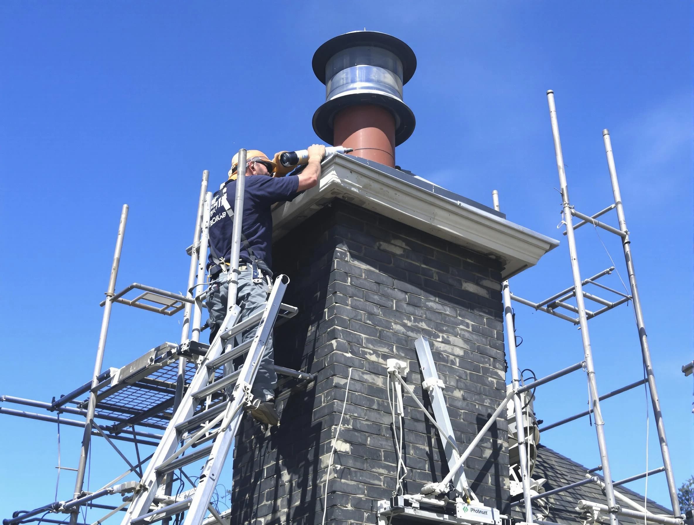 Sturdy chimney crown finished by Northglenn Chimney Sweep in Northglenn, CO