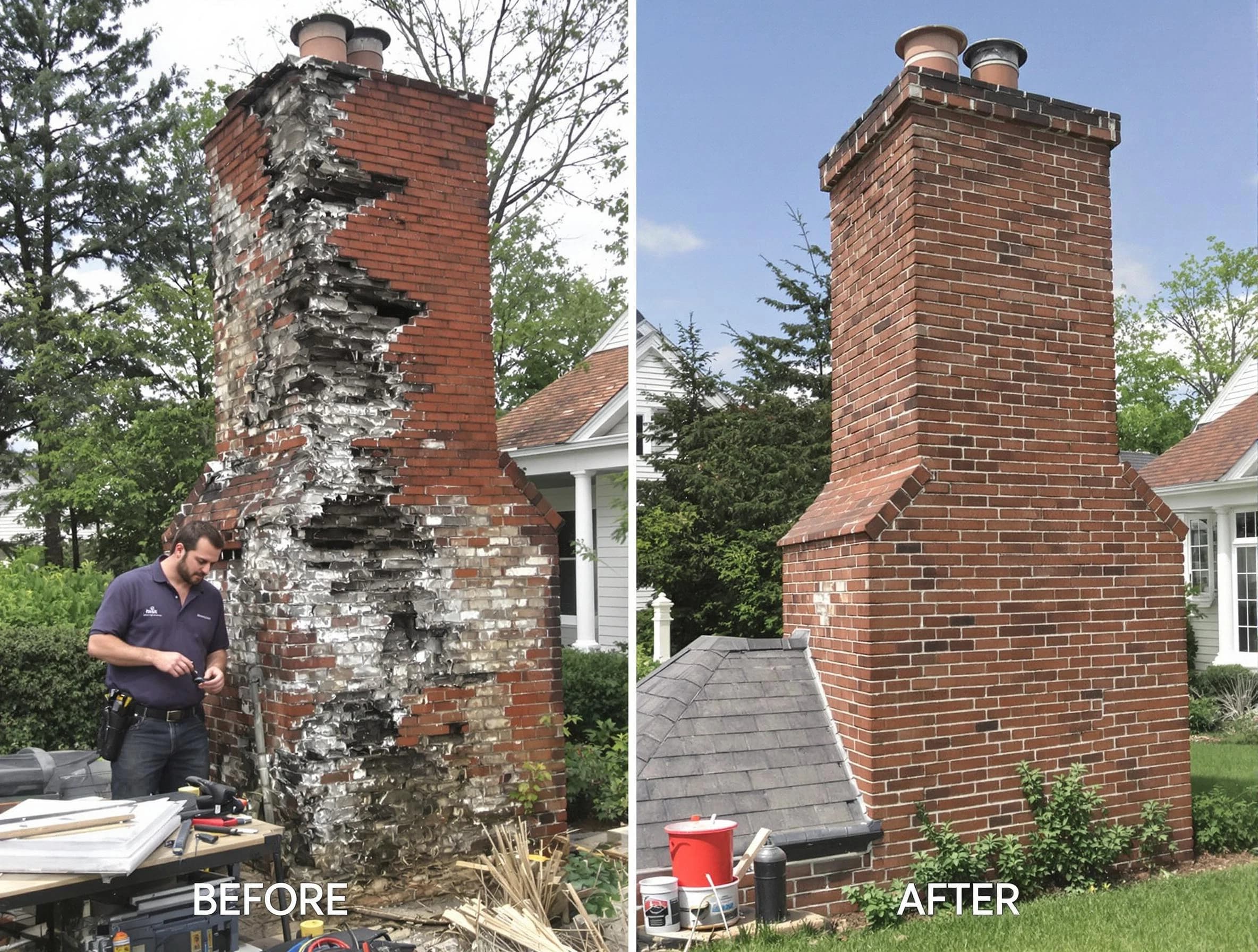 Northglenn Chimney Sweep performing a full chimney restoration in Northglenn, CO