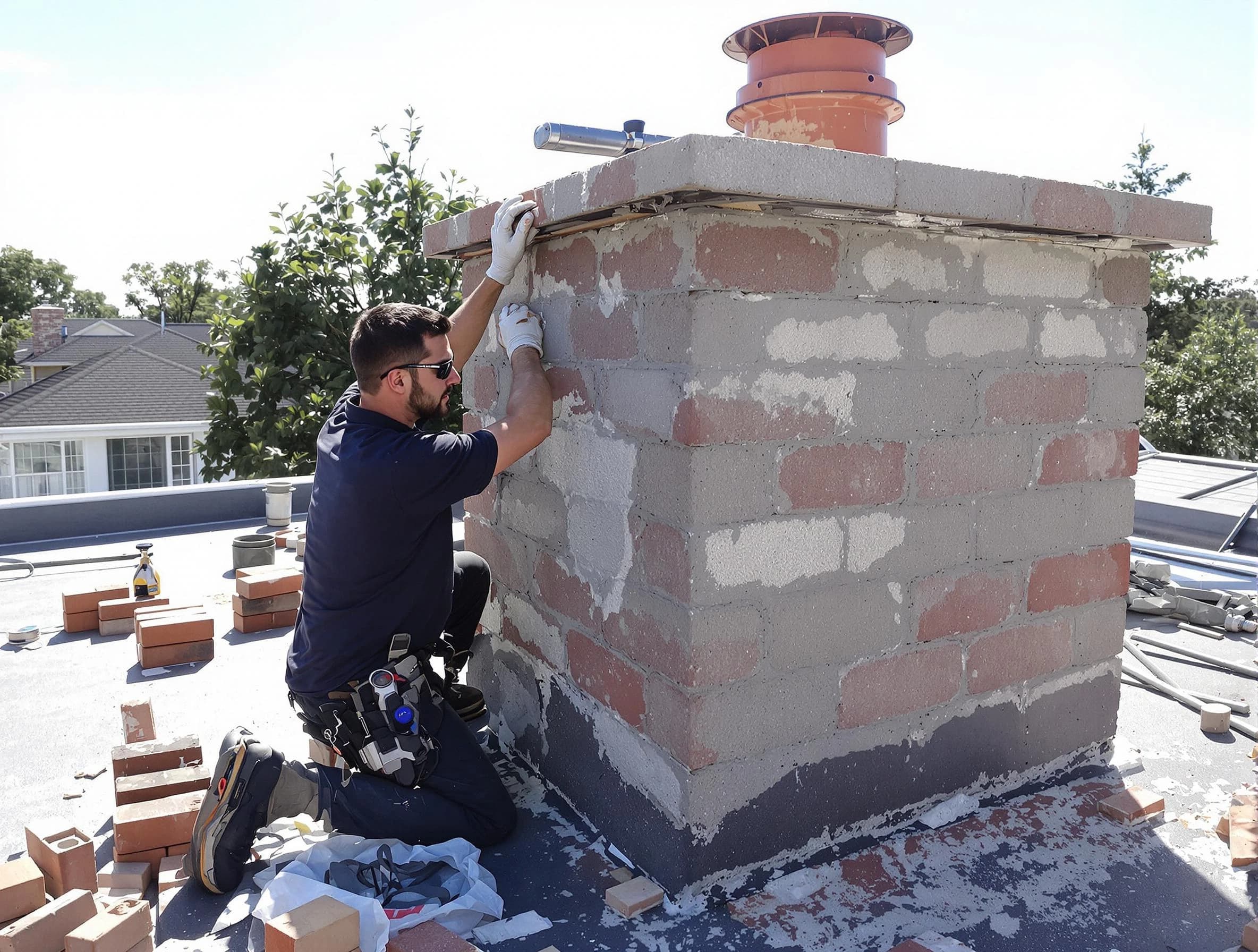 Advanced chimney repair process by Northglenn Chimney Sweep in Northglenn, CO