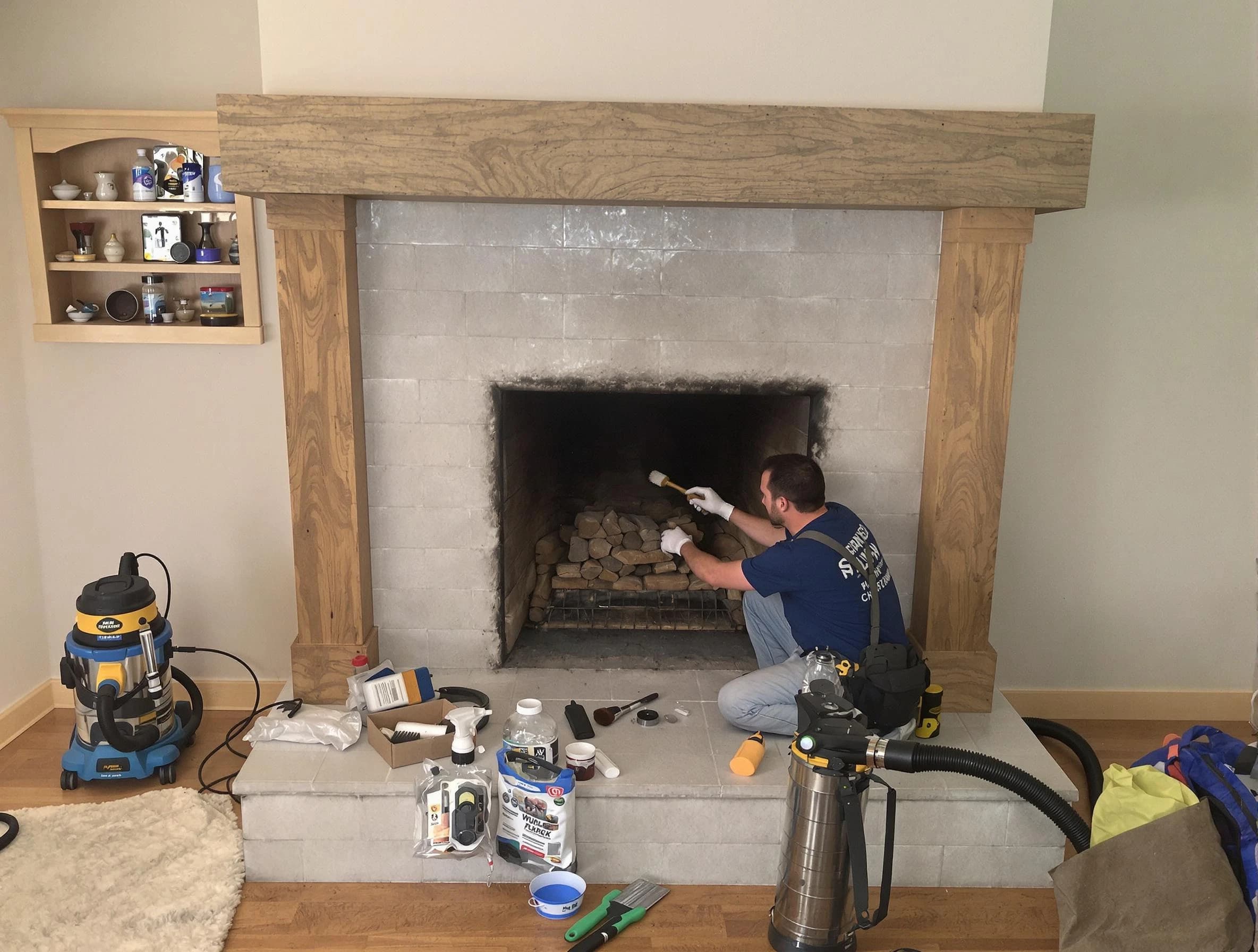 Detailed creosote removal process by Northglenn Chimney Sweep in Northglenn, CO