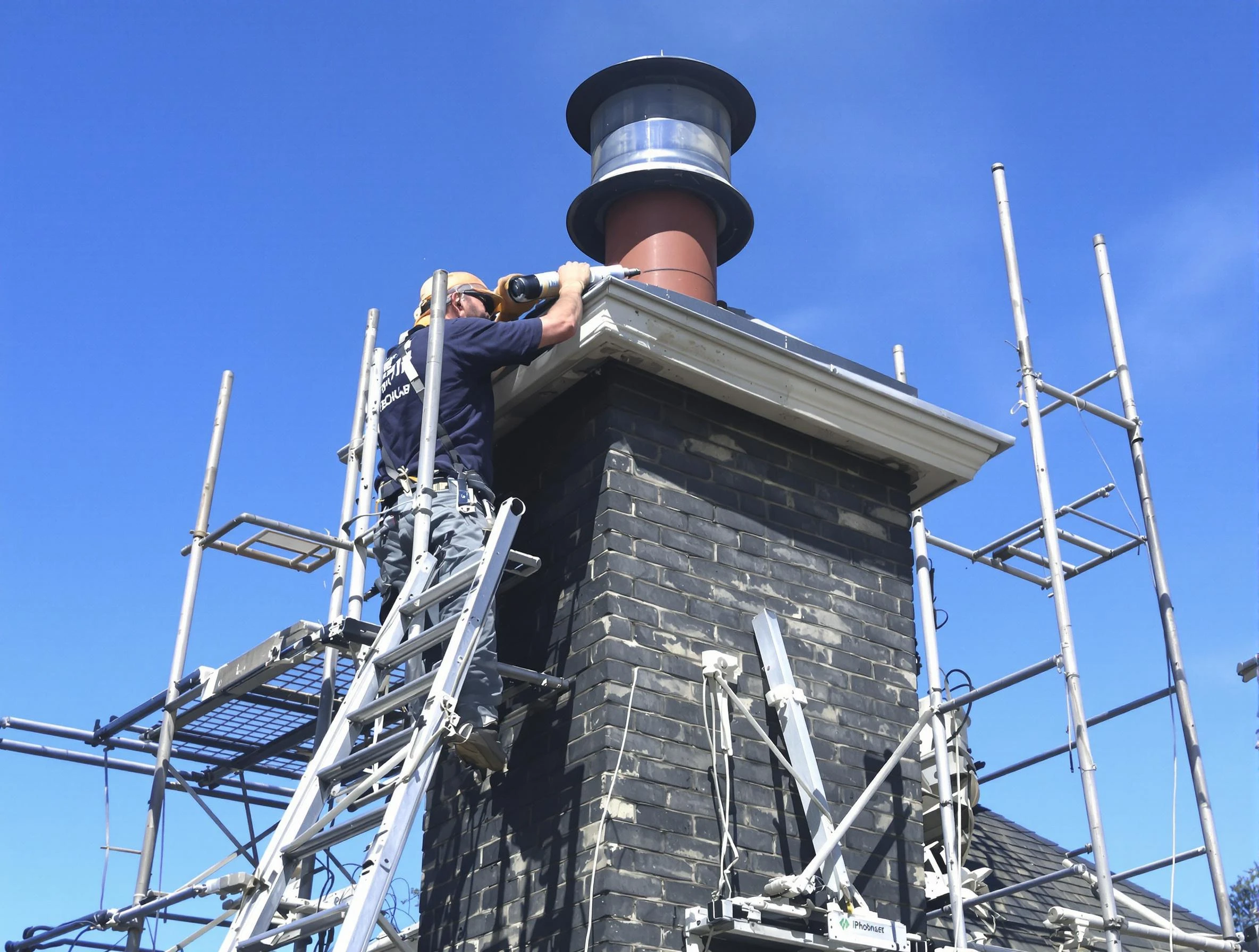 Sturdy chimney crown finished by Northglenn Chimney Sweep in Northglenn, CO