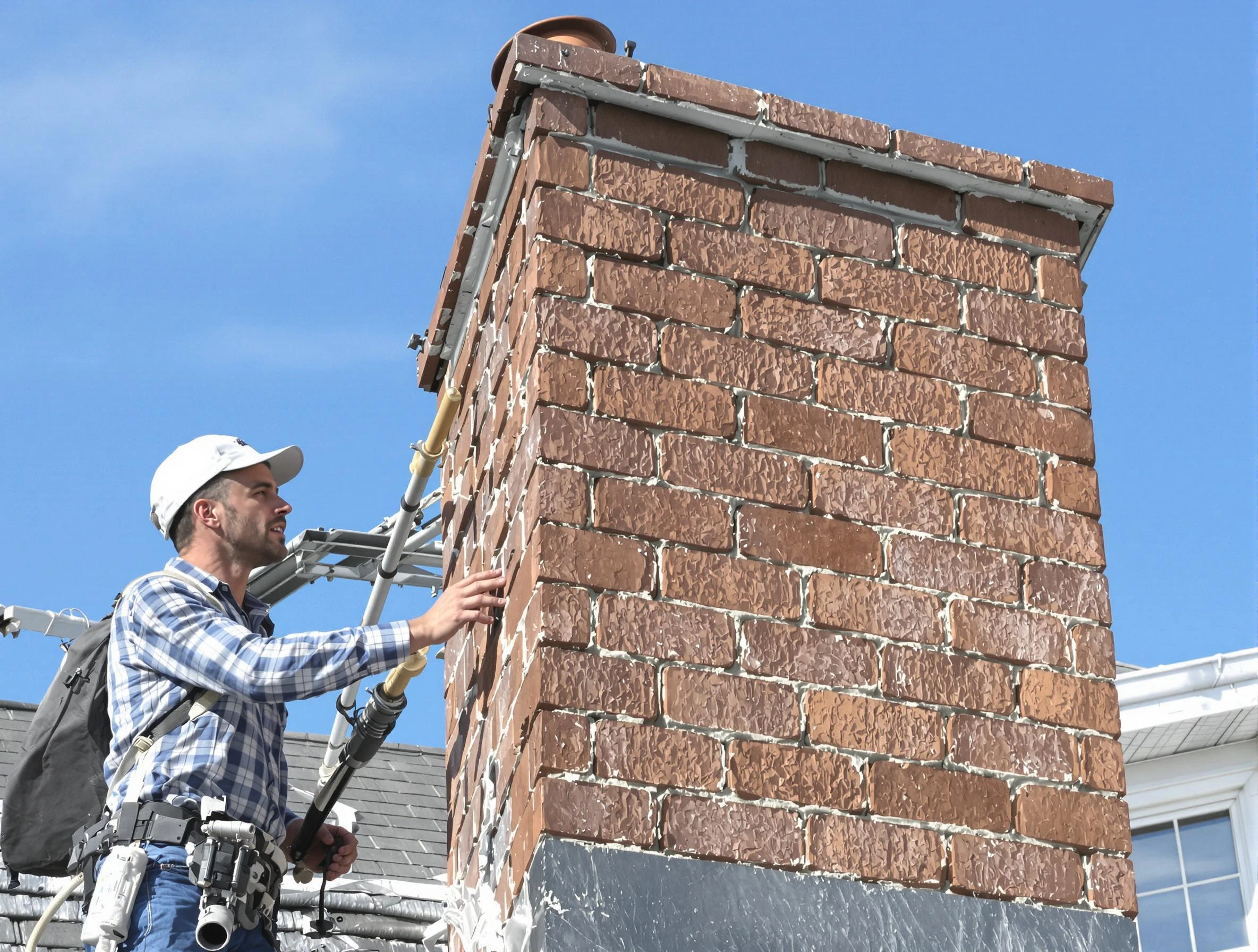 Brickwork for a chimney rebuild by Northglenn Chimney Sweep in Northglenn, CO
